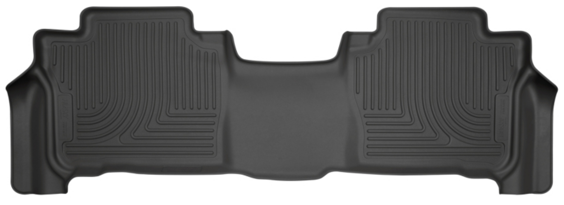 Picture of Husky Liners 13-16 Lexus LX570 - 13-16 Toyota Land Cruiser WeatherBeater 2nd Row Black Floor Liners