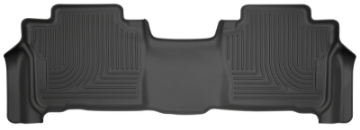 Picture of Husky Liners 13-16 Lexus LX570 - 13-16 Toyota Land Cruiser WeatherBeater 2nd Row Black Floor Liners
