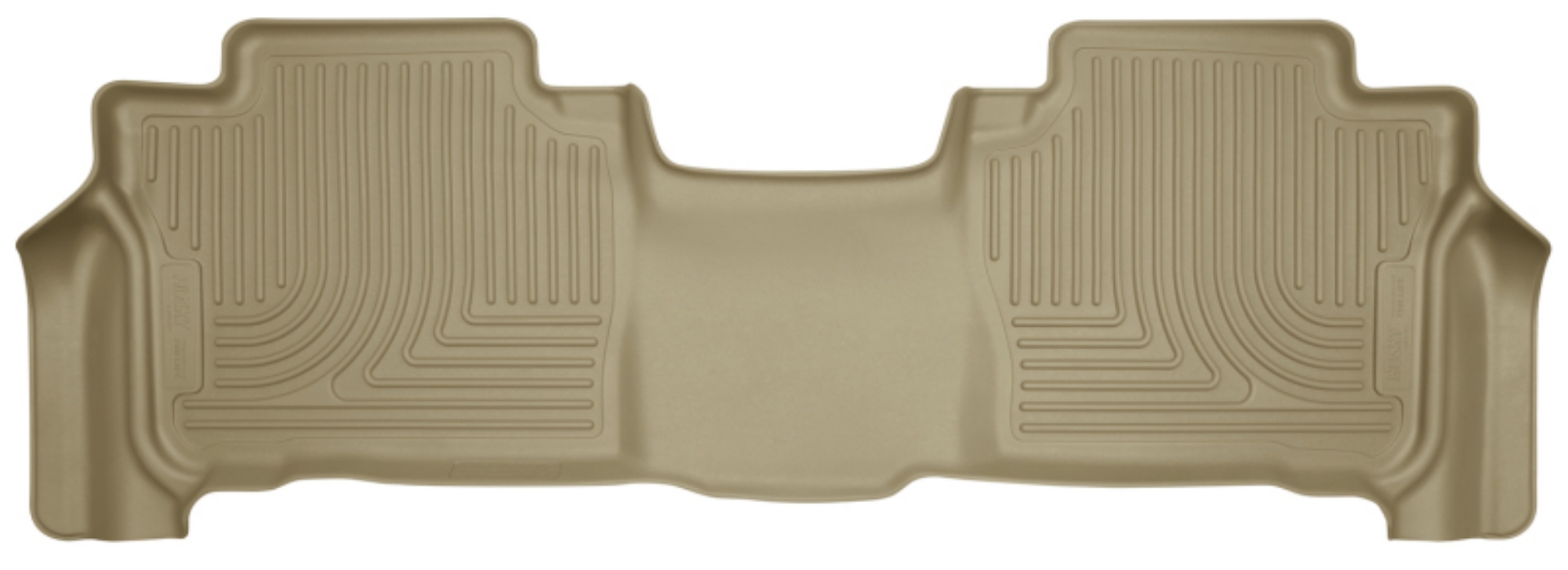 Picture of Husky Liners 13-16 Lexus LX570 - 13-16 Toyota Land Cruiser WeatherBeater 2nd Row Tan Floor Liners