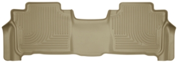 Picture of Husky Liners 13-16 Lexus LX570 - 13-16 Toyota Land Cruiser WeatherBeater 2nd Row Tan Floor Liners