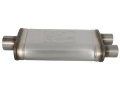 Picture of aFe MACHForce XP SS Muffler 3in Center Inlet - 2-5in Dual Outlets 18in L x 9in W x4in H Body