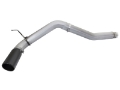 Picture of aFe Atlas Exhaust 5in DPF-Back Al Steel 2016 Nissan Titan XD V8-5-0L Black Tip