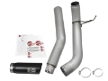 Picture of aFe Atlas Exhaust 5in DPF-Back Al Steel 2016 Nissan Titan XD V8-5-0L Black Tip