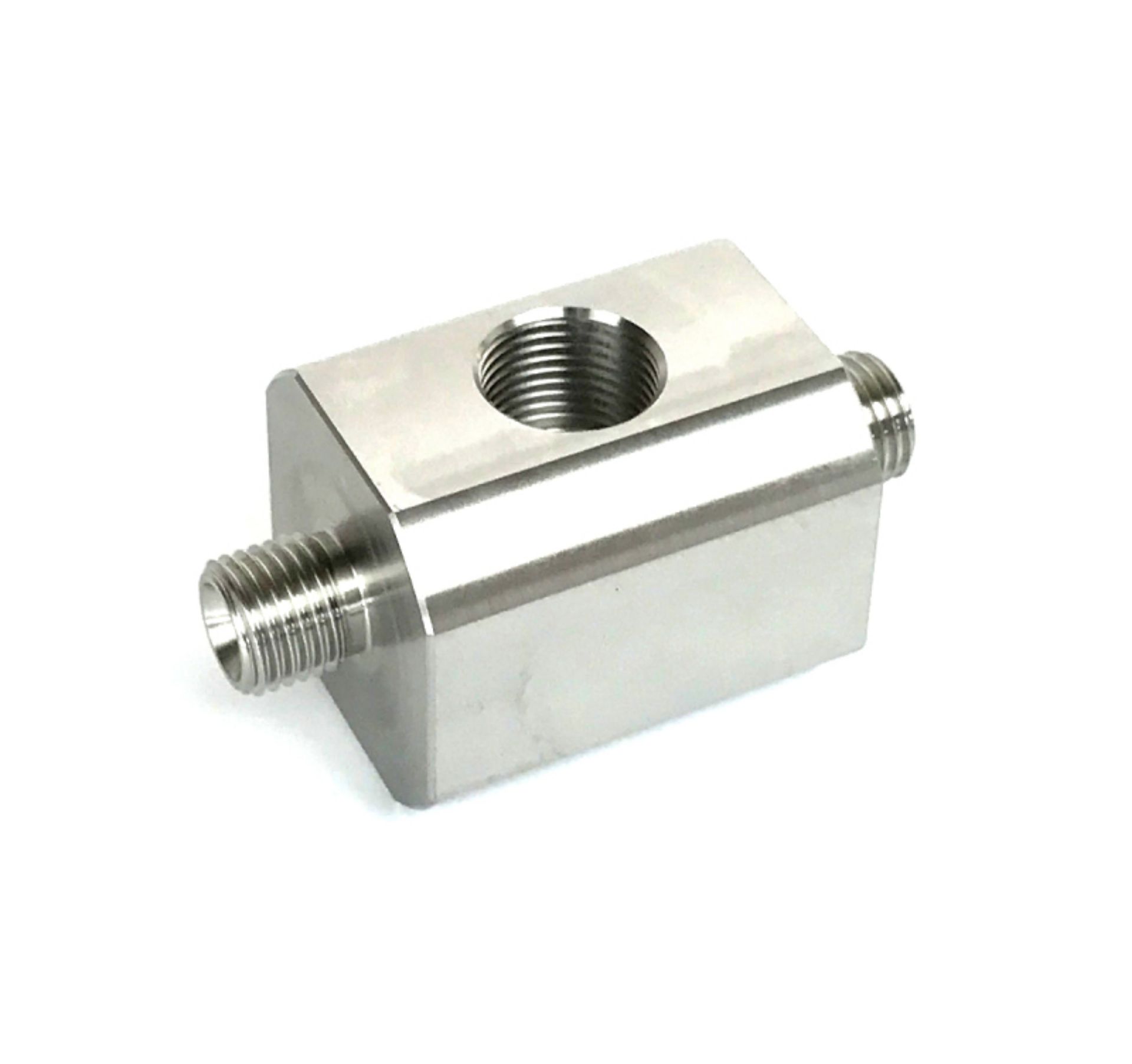 Picture of Fleece Performance Dodge 6-7L Cummins Dual Pump Junction Block w- Rail Sensor Port 3-5mm ID