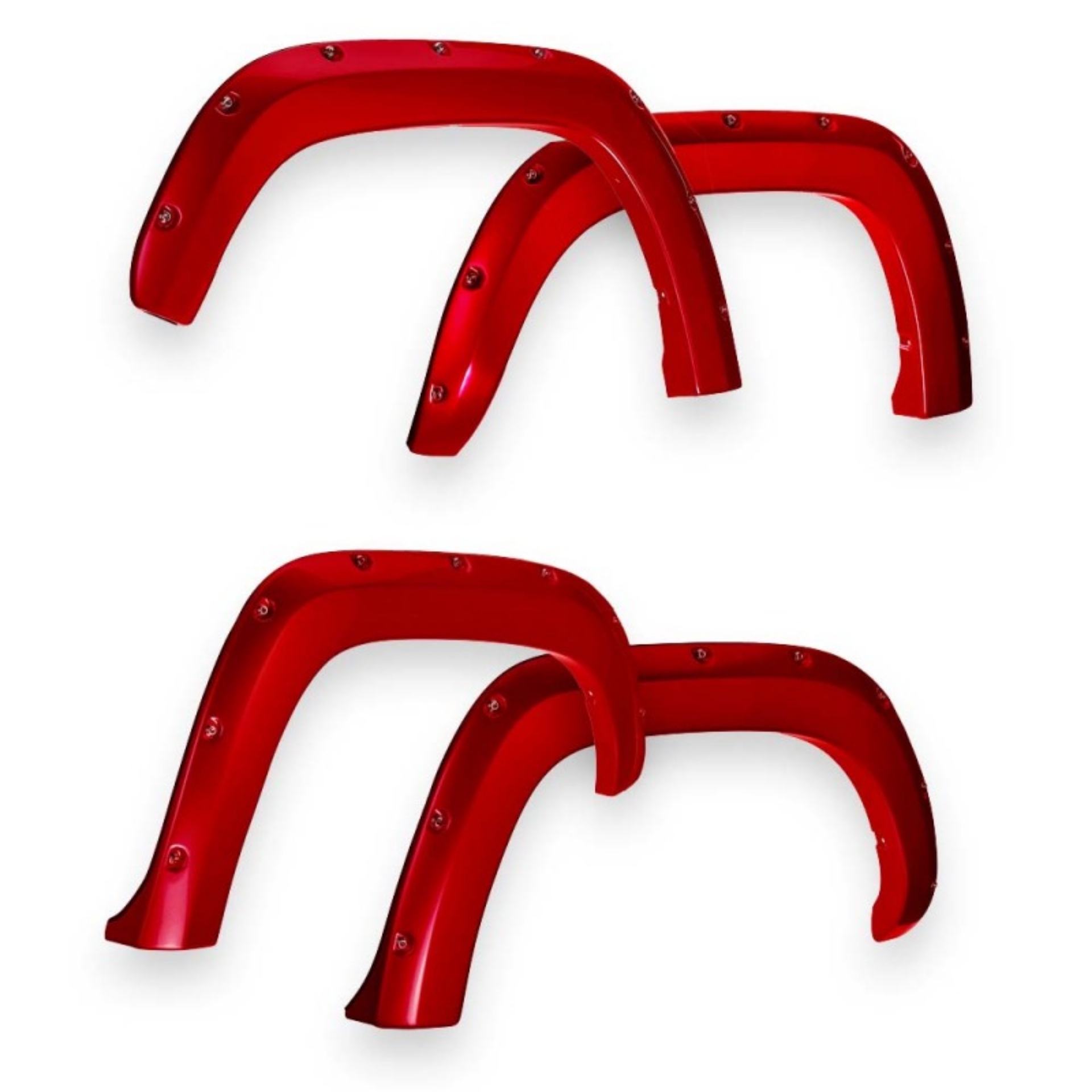 Picture of EGR 11-15 Ford Super Duty Bolt-On Look Color Match Fender Flares - Set - Race Red