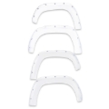 Picture of EGR 16+ Toyota Tacoma w-Mudflap Bolt-On Look Color Match Fender Flares - Set - Super White