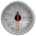 Picture of Autometer Airdrive 2-1-6in Oil Pressure Gauge 0-100 PSI - Silver