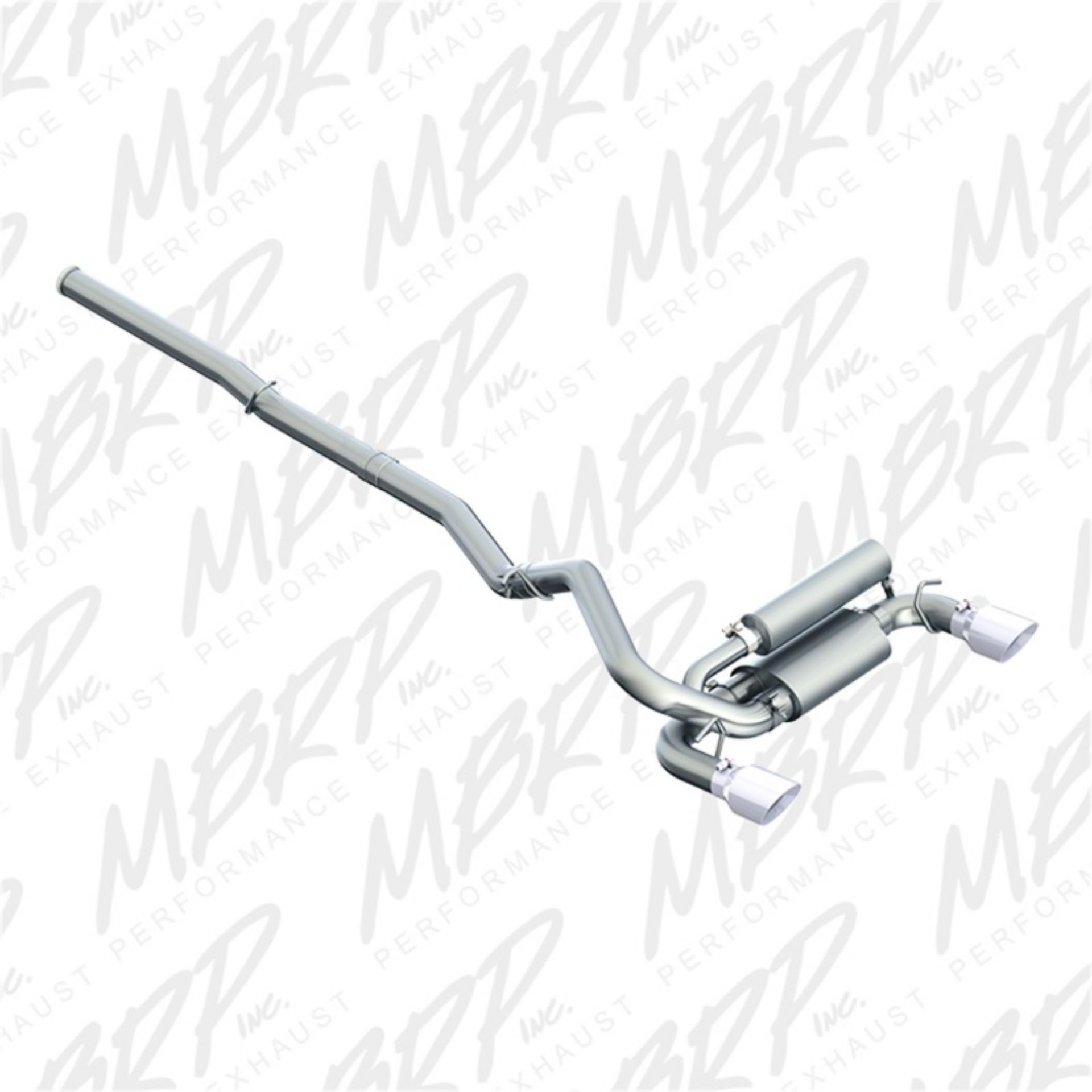Picture of MBRP 2016+ Ford Focus RS 3in Aluminized Dual Outlet Cat-Back Exhaust