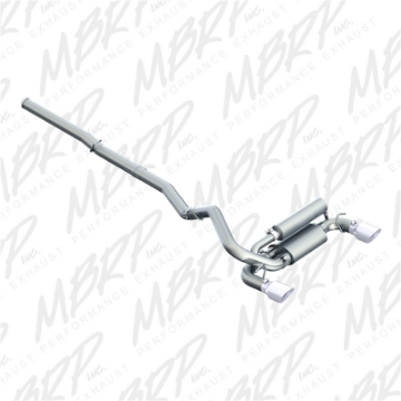 Picture of MBRP 2016+ Ford Focus RS 3in Aluminized Dual Outlet Cat-Back Exhaust