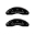 Picture of MGP 4 Caliper Covers Engraved Front Mustang Engraved Rear Pony Black finish silver ch