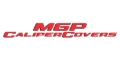 Picture of MGP Front set 2 Caliper Covers Engraved Front Honda Red finish silver ch