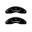 Picture of MGP Front set 2 Caliper Covers Engraved Front Vtec Black finish silver ch