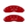 Picture of MGP Front set 2 Caliper Covers Engraved Front Bowtie Red finish silver ch