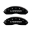 Picture of MGP Front set 2 Caliper Covers Engraved Front MOPAR Black finish silver ch
