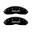 Picture of MGP Front set 2 Caliper Covers Engraved Front GMC Black finish silver ch