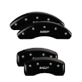 Picture of MGP Front set 2 Caliper Covers Engraved Front Oval logo-Ford Black finish silver ch