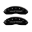 Picture of MGP 4 Caliper Covers Engraved Front Mustang Engraved Rear Pony Black finish silver ch