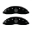 Picture of MGP 4 Caliper Covers Engraved Front RAM Engraved Rear RAMHEAD Black finish silver ch