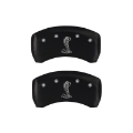 Picture of MGP Front set 2 Caliper Covers Engraved Front Oval logo-Ford Black finish silver ch