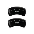 Picture of MGP Rear set 2 Caliper Covers Engraved Rear S197-Bar & Pony Black finish silver ch