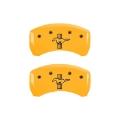 Picture of MGP Rear set 2 Caliper Covers Engraved Rear S197-Bar & Pony Yellow finish black ch