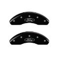 Picture of MGP Rear set 2 Caliper Covers Engraved Rear GT Black finish silver ch