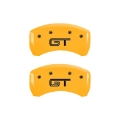 Picture of MGP Rear set 2 Caliper Covers Engraved Rear GT Yellow finish black ch