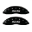 Picture of MGP Front set 2 Caliper Covers Engraved Front Silverado style-SS Black finish silver ch