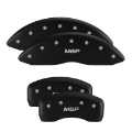 Picture of MGP 4 Caliper Covers Engraved Front Honda Engraved Rear H Logo Black finish silver ch