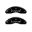 Picture of MGP Front set 2 Caliper Covers Engraved Front 2015-Civic Black finish silver ch