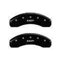 Picture of MGP Rear set 2 Caliper Covers Engraved Rear MGP Black finish silver ch