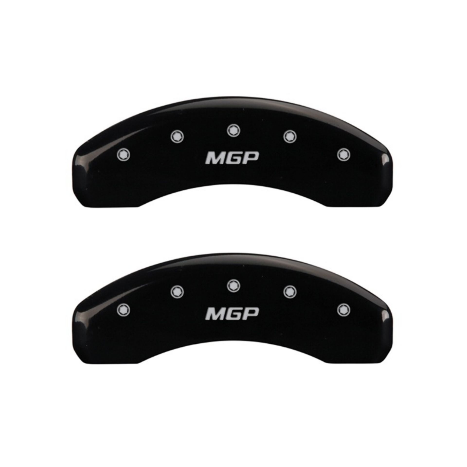 Picture of MGP Rear set 2 Caliper Covers Engraved Rear MGP Black finish silver ch