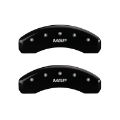 Picture of MGP Rear set 2 Caliper Covers Engraved Rear MGP Black finish silver ch