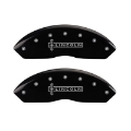 Picture of MGP 4 Caliper Covers Engraved Front Lincoln Engraved Rear MKX Black finish silver ch