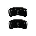 Picture of MGP Rear set 2 Caliper Covers Engraved Rear Snake Black finish silver ch