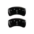 Picture of MGP Rear set 2 Caliper Covers Engraved Rear Snake Black finish silver ch