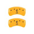 Picture of MGP Rear set 2 Caliper Covers Engraved Rear Snake Yellow finish black ch