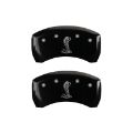Picture of MGP Rear set 2 Caliper Covers Engraved Rear Tiffany Snake Black finish silver ch