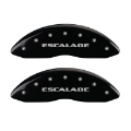 Picture of MGP 4 Caliper Covers Engraved Front Escalade Engraved Rear EXT Black finish silver ch