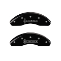 Picture of MGP 4 Caliper Covers Engraved Front Lincoln Engraved Rear MKZ Black finish silver ch