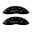 Picture of MGP Front set 2 Caliper Covers Engraved Front SRT4 Black finish silver ch