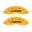 Picture of MGP Front set 2 Caliper Covers Engraved Front MOPAR Yellow finish black ch