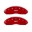 Picture of MGP Front set 2 Caliper Covers Engraved Front MGP Red finish silver ch