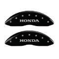 Picture of MGP 4 Caliper Covers Engraved Front Honda Engraved Rear Pilot-2015 Black finish silver ch