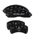 Picture of MGP Front set 2 Caliper Covers Engraved Front Oval logo-Ford Black finish silver ch