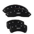 Picture of MGP 4 Caliper Covers Engraved Front Shelby Engraved Rear Tiffany Snake Black finish silver ch