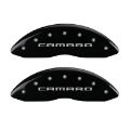 Picture of MGP 4 Caliper Covers Engraved Front Gen 5-Camaro Engraved Rear Gen 5-RS Black finish silver ch