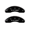 Picture of MGP 4 Caliper Covers Engraved Front Honda Engraved Rear CR-Z Black finish silver ch