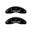 Picture of MGP Front set 2 Caliper Covers Engraved Front Cruze Black finish silver ch