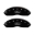Picture of MGP Front set 2 Caliper Covers Engraved Front Oval logo-Ford Black finish silver ch